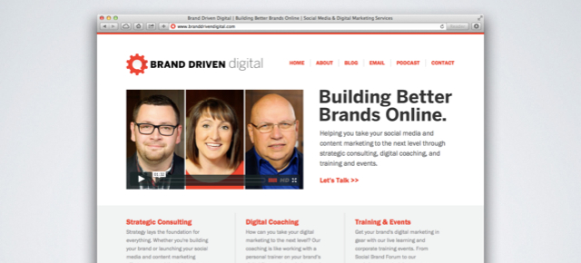 brand driven website updates